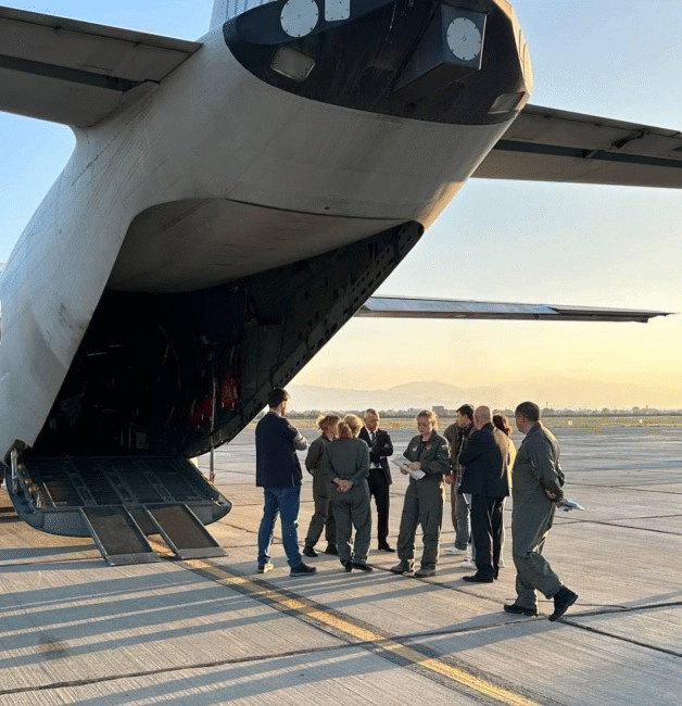 Екипаж от Военновъздушните сили със самолет „Спартан“ изпълни задача по медицинска евакуация на пострадали