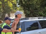 Задържаха екоактивистка при посещение на Румен Радев в Струмяни, отказала да се легитимира