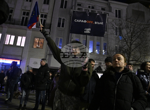 Граждани протестират в центъра на София с искане за оставката на и.ф. главен прокурор Борислав Сарафов