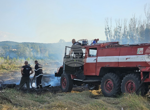 Пожар гори край брезовското село Стрелци, хеликоптер от 24-та авиобаза Крумово се включи в гасенето му