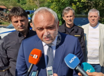 Продължава борбата с пожара край село Димовци, около 120 души са на терен, съобщи областният управител на Стара Загора Калоян Дамянов
