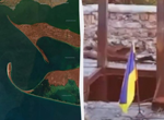 Украинското знаме е издигнато на стратегическата Кинбурнска коса