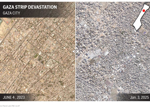 Satellite photos show the Gaza Strip before and after the devastation of the Israel-Hamas war