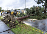 Monster storm across the US sparks threat of tornadoes and fire, killing at least five people