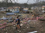 Monster storm across the US sparks threat of tornadoes and fire, killing at least 17