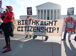Supreme Court casts doubt on Trump’s bid to limit birthright citizenship as he attends arguments