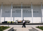 Workers begin removing Trump’s name from Kennedy Center