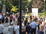 Граждански протест пред Съдебната палата в Пловдив с искане за справедливост за убития Георги Кузев