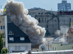 Russia strikes Ukraine intelligence HQ in ‘major escalation’