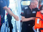 Гранични полицаи евакуираха пътниците от заседналия круиз в Дунав