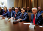 Trump holds first official Cabinet meeting, with Musk in attendance