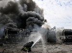 Drone, artillery attacks kill civilians on both sides of Russia-Ukraine border