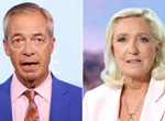 Farage and Le Pen make the same defiant pitch: Only the people can judge us