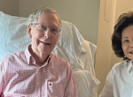 McConnell says he was hospitalized last month after a fall