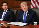 Soon: Trump holds a Cabinet meeting at Camp David
