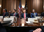 Donald Trump holds first Cabinet meeting with Elon Musk in attendance