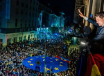 Breaking news.
    
                          Early results: Dan takes slight lead in Romania's cliffhanger election
