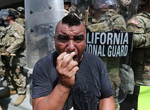 Watch: Police use flash bangs and tear gas at LA 'No Kings' protest