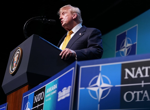 Trump tempers fury with allies and ends 'tremendously successful' NATO summit on high note