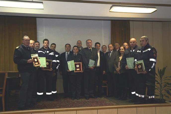 Наградиха най-добрите софийски огнеборци за 2015 година