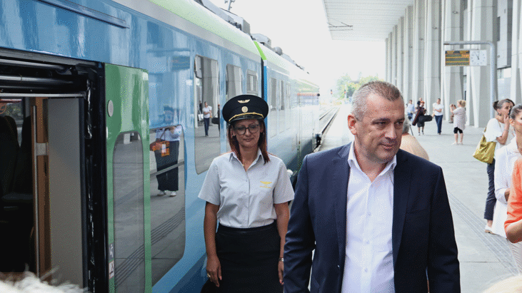 Министър Георги Пеев: Новите влакове „Шкода“ са начало на мащабна модернизация на българските железници