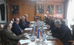 Среща на ръководствата на БАН и МАНУ в Скопие