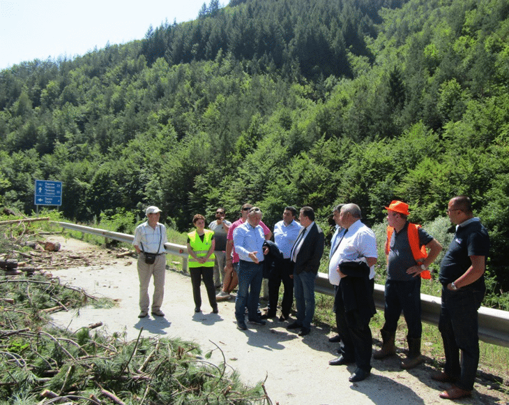 Замeстник-министър Йовев: Започнахме укрепване на свлачището по пътя Смолян-Мадан