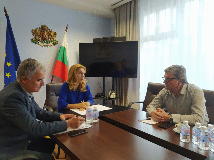 Вицепремиерът Марияна Николова проведе работна среща с председателя на БТС доц. д-р Венци Росманов