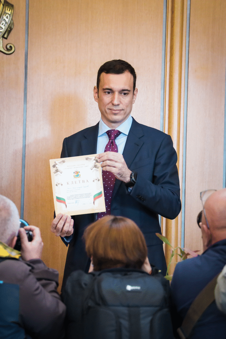 Васил Терзиев положи клетва като кмет на София