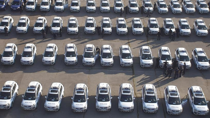 Ръководството на вътрешното министерство връчи 341 нови служебни автомобила