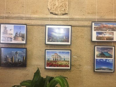 Изложба, посветена на Астана, е открита в Столична община