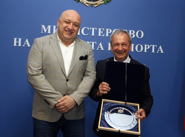 Министър Кралев се срещна с президента на Европейския паралимпийски комитет Ратко Ковачич