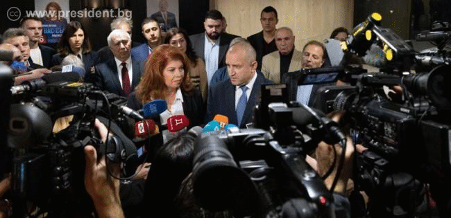Румен Радев: Резултатите от изборите показаха решимостта на обществото ни да скъса с корупцията, беззаконието и авторитаризма