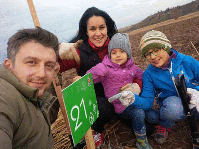 Нови 1000 акации в Новата гора на София