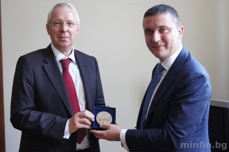 Министърът На Финансите Владислав Горанов Се Срещна С Управителя На Банката За Развитие На Съвета На Европа Ролф Венцел