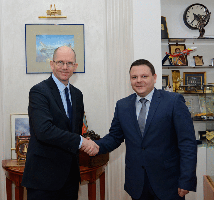 Министър Христо Алексиев проведе първа среща с представителя на Световната банка Тони Томпсън