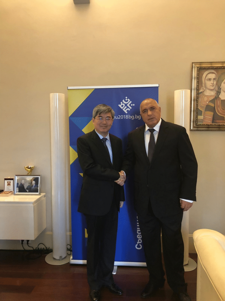Министър-председателят Бойко Борисов се срещна с китайския посланик Джай Хайджоу