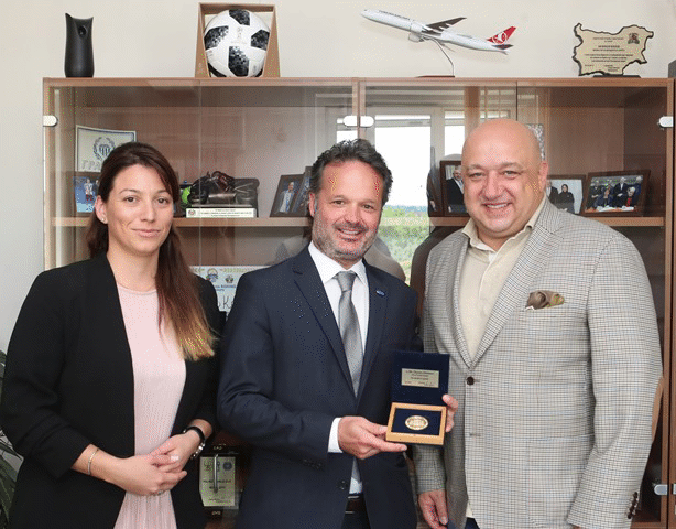 Министър Кралев се срещна с изпълнителния директор на Европейската тенис федерация