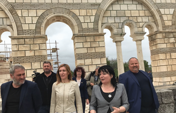 Министрите Ангелкова и Банов посетиха Плиска