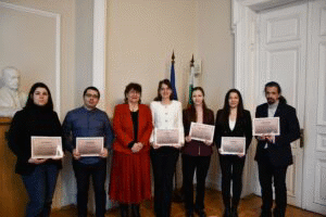 Млади учени отличени за публикация в областта на природо-математическите и хуманитарно-социалните науки