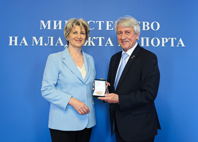 Весела Лечева се срещна с президента на Международния съюз по модерен петобой