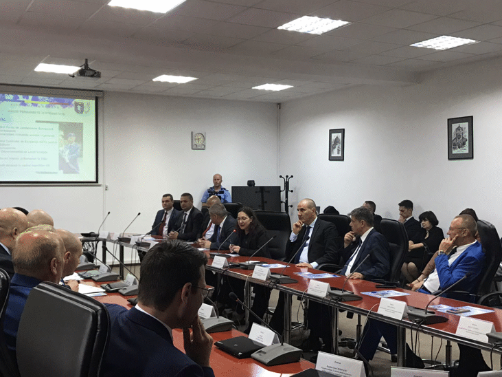 Председателят на Комисията по вътрешна сигурност и обществен ред Цветан Цветанов и членове на Комисията посетиха Генералния инспекторат на Румънската жандармерия