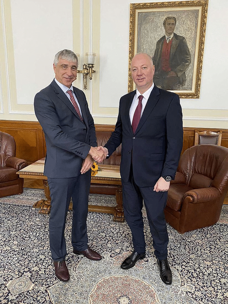 Председателят на Висшия адвокатски съвет адв. д-р Ивайло Дерменджиев се срещна с председателя на Народното събрание на Република България Росен Желязков