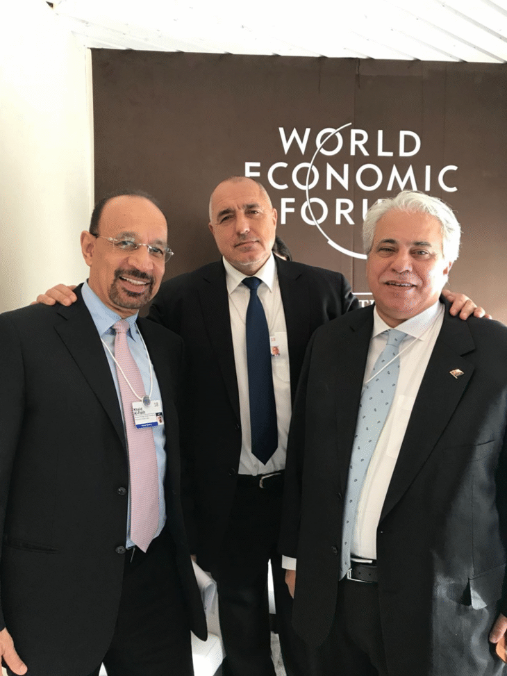 Премиерът Бойко Борисов разговаря със саудитски министри в Давос