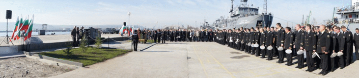 В пункта за базиране Варна беше открит монумент на морската слава на военно формирование 36 680