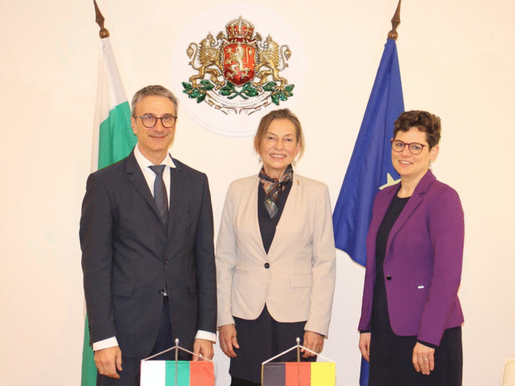 Енергийна сигурност и контрол на цените: приоритетите на България в разговор с посланика на Германия Н.Пр. Ирене Планк