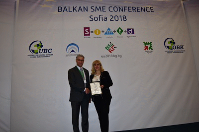 Общинският гаранционен фонд получи престижна награда за подпомагане на малкия и среден бизнес в столицата