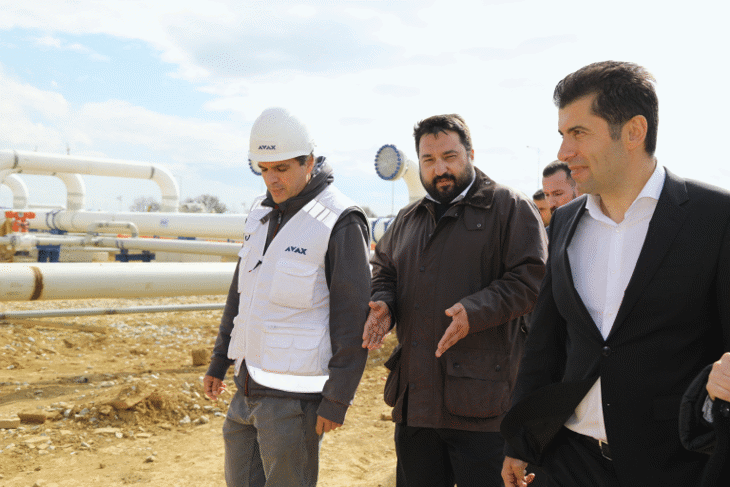 Премиерът Петков: До края на юни строителството на газовата връзка Гърция – България трябва да бъде завършено
