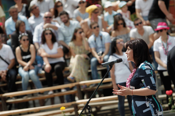 Председателят на Народното събрание Цвета Караянчева присъства на Празника на розата в Казанлък