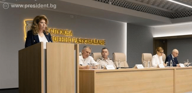 Президентът Йотова откри Конференцията на ръководителите на службите на военния аташе